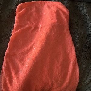 Charlotte Russe Dresses Charlotte Russe Orange Sequin Mini Dress
